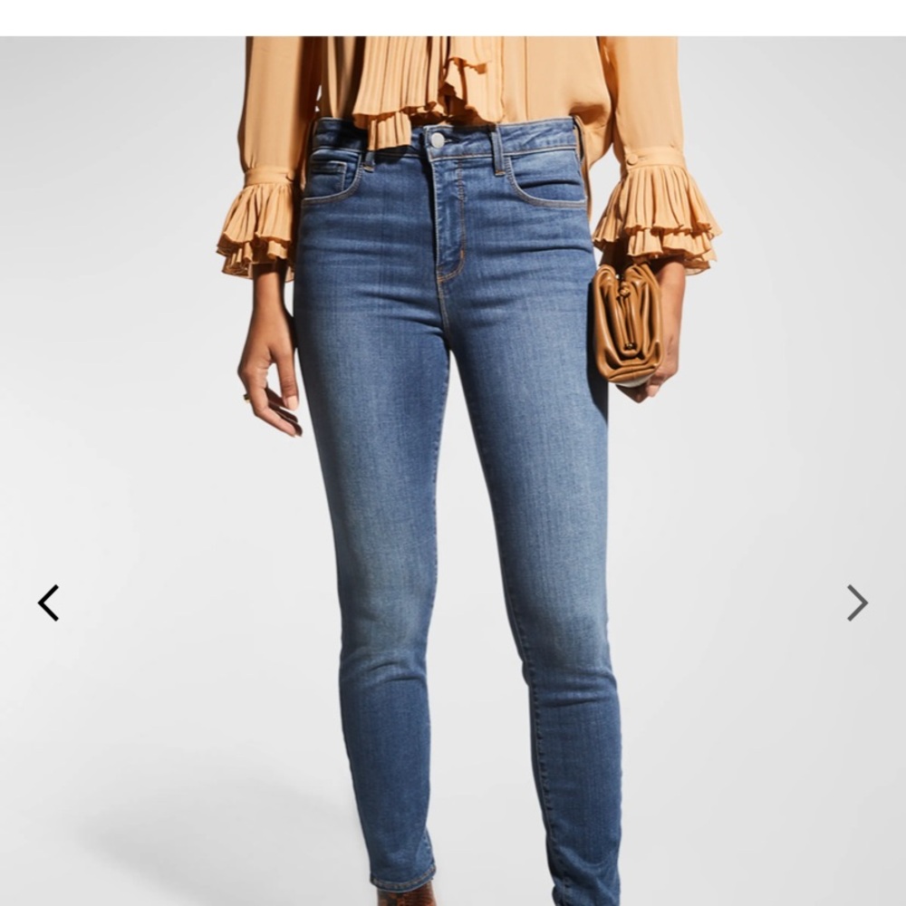 L ‘AGENCE Margot High-Rise Ankle Skinny Jeans